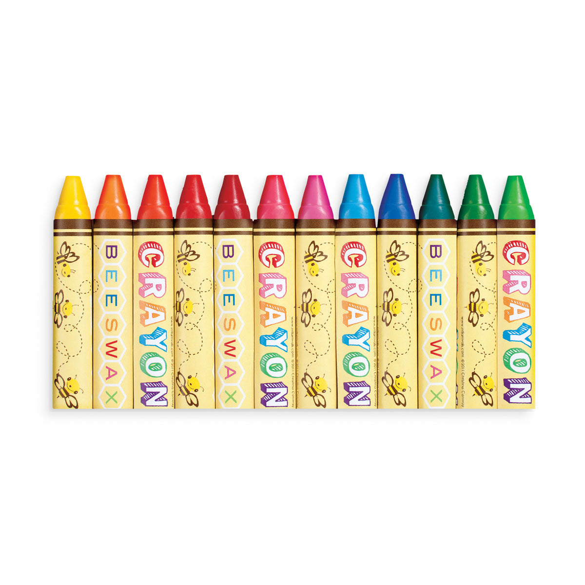 OOLY - Brilliant Bee Crayons 12-Little Fish Co.
