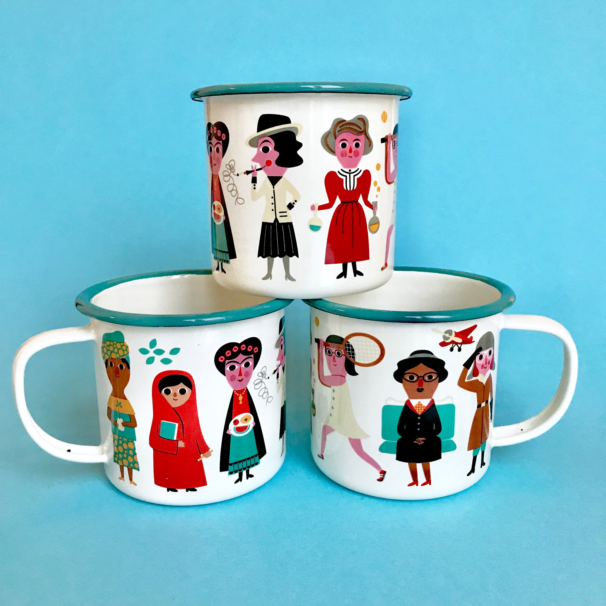 Enamel Mug Feminist-Fun-Little Fish Co.