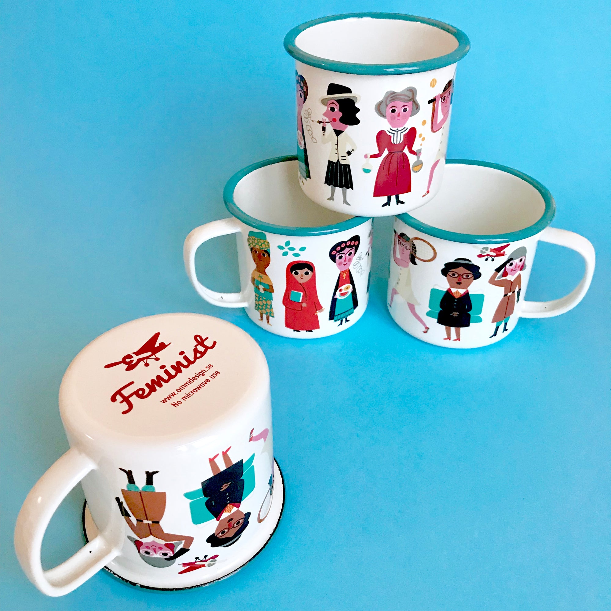 Enamel Mug Feminist-Fun-Little Fish Co.