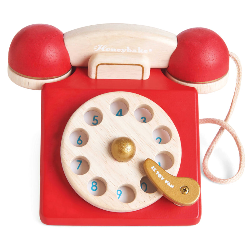 Wooden Vintage Phone-Little Fish Co.