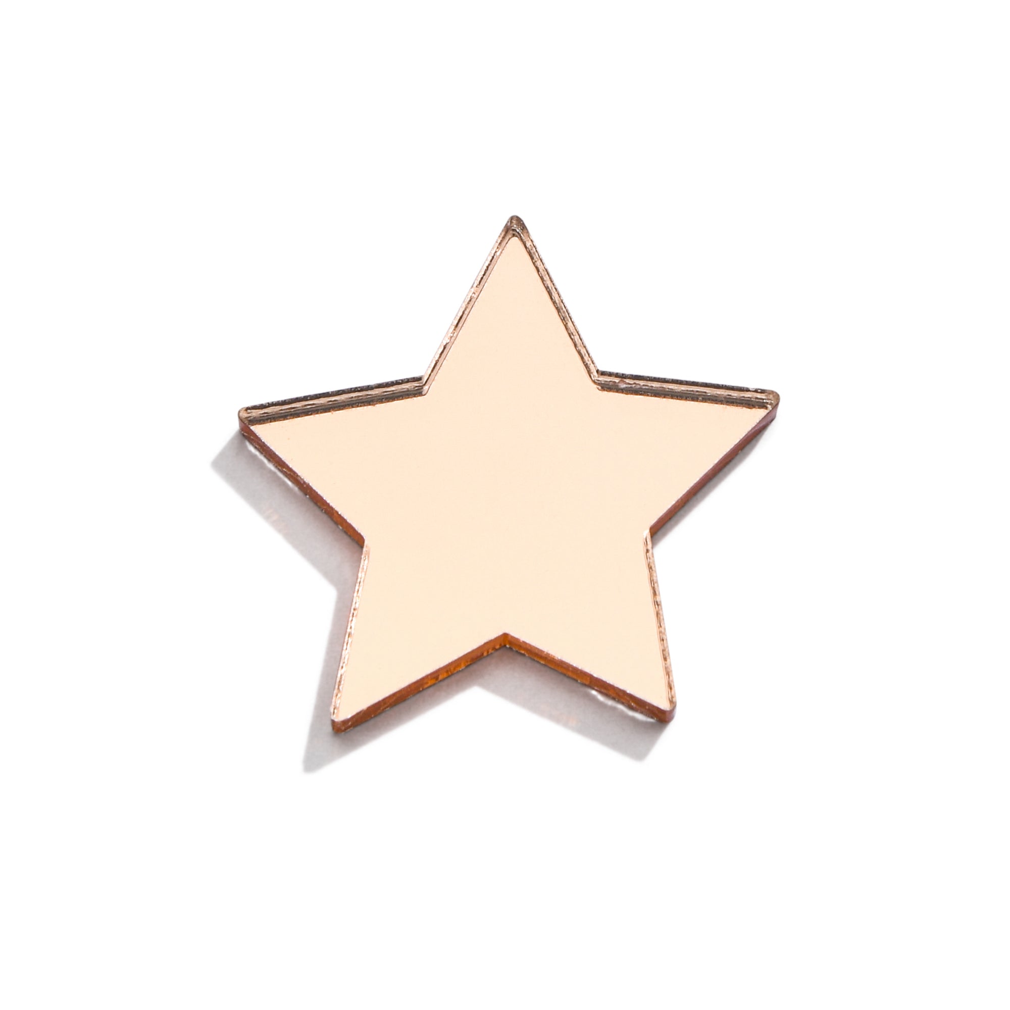 Rose gold Single Star Wall Mirror-Little Fish Co.