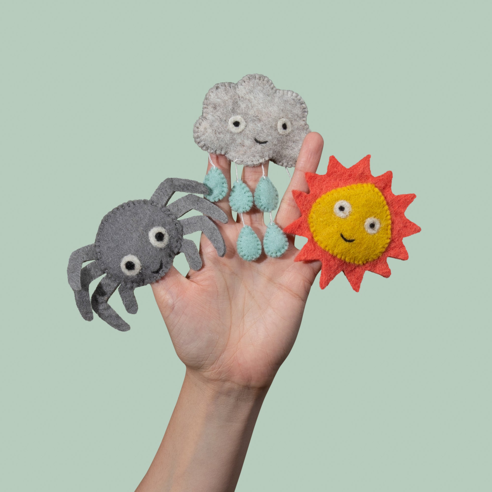 Incy Wincy Spider Finger Puppets-Fun-Little Fish Co.