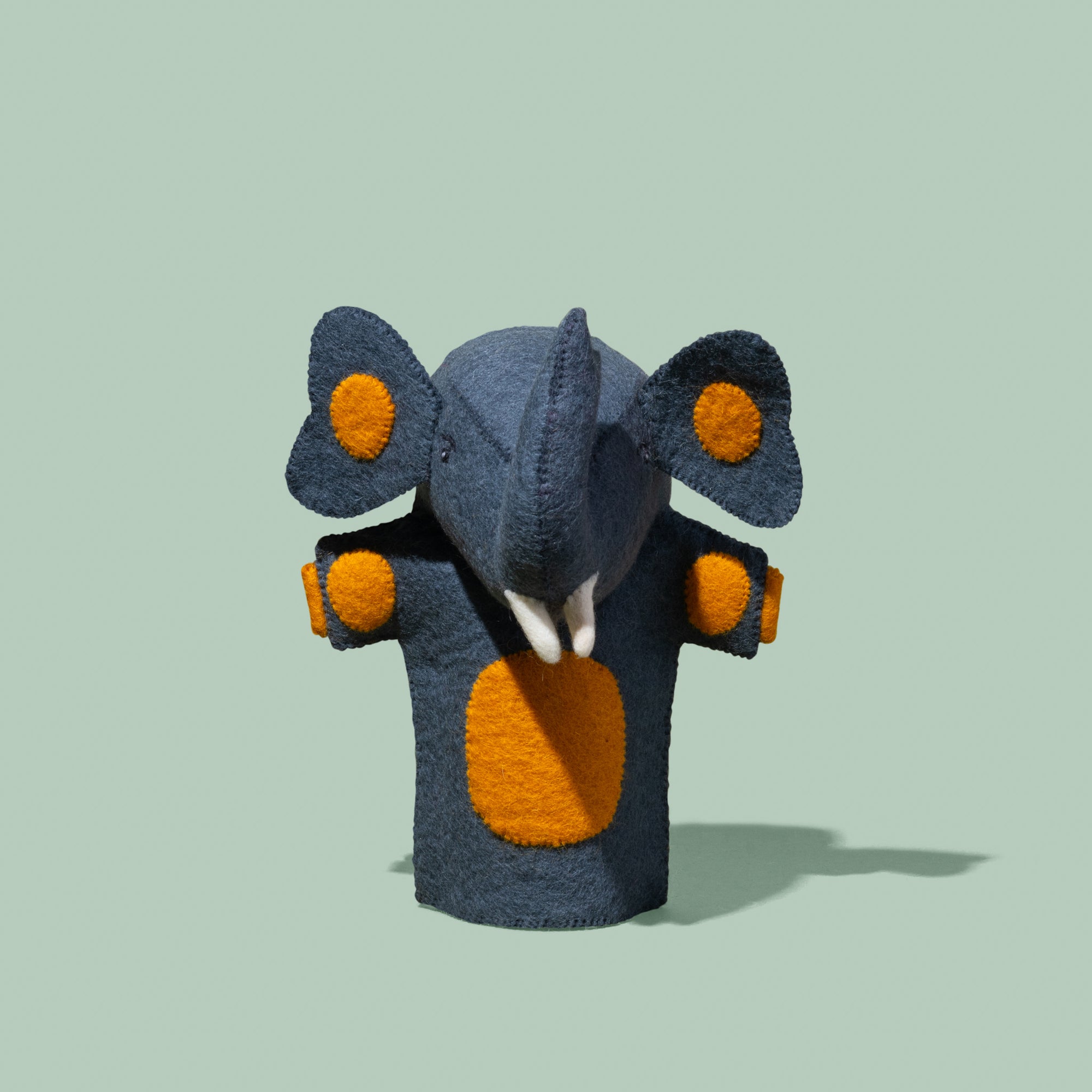 Grey Elephant Hand Puppet-Fun-Little Fish Co.