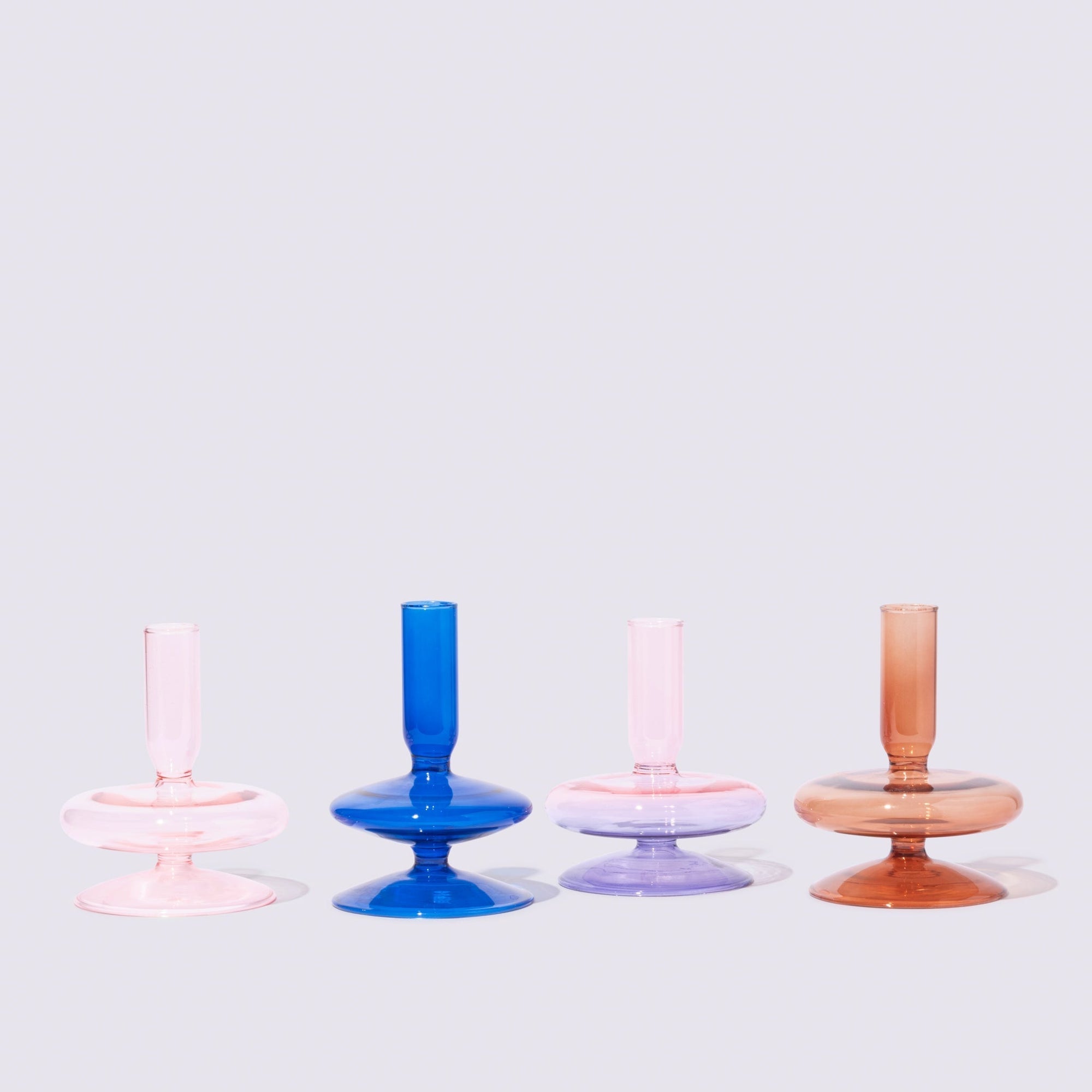 Single Ring Candlestick Pink-Decor-Little Fish Co.