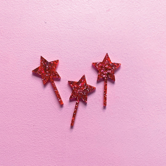 Tiny Star Sparkler toppers - set of 3-Little Fish Co.
