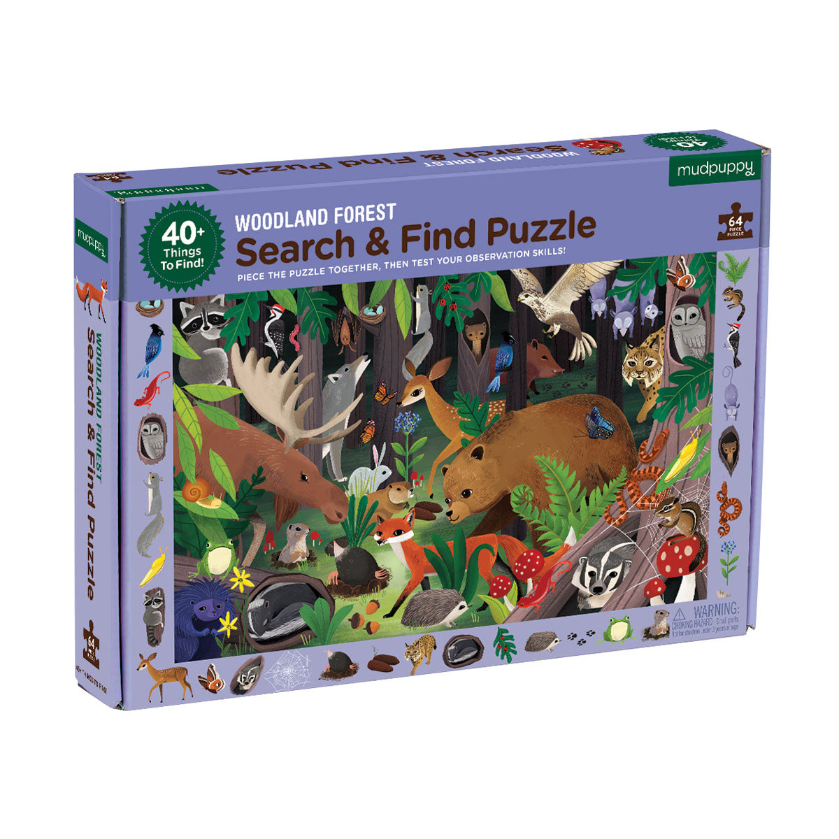 Search and find Puzzle - Woodland-Little Fish Co.