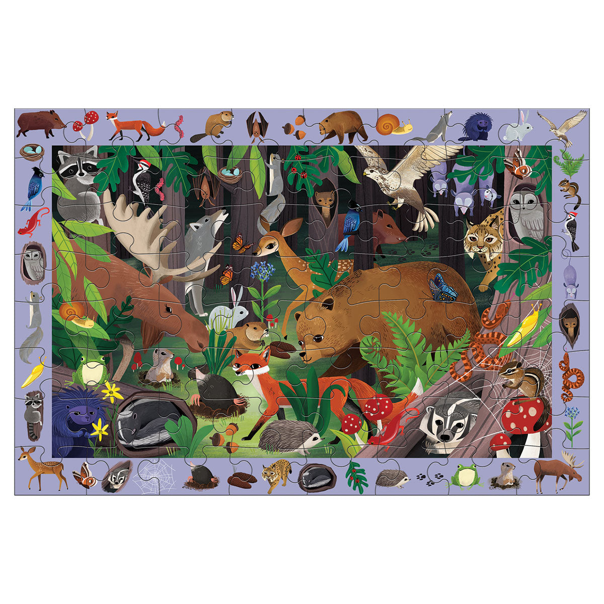 Search and find Puzzle - Woodland-Little Fish Co.