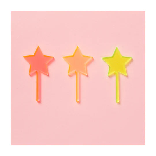 Tiny Star Sparkler toppers - set of 3-Little Fish Co.