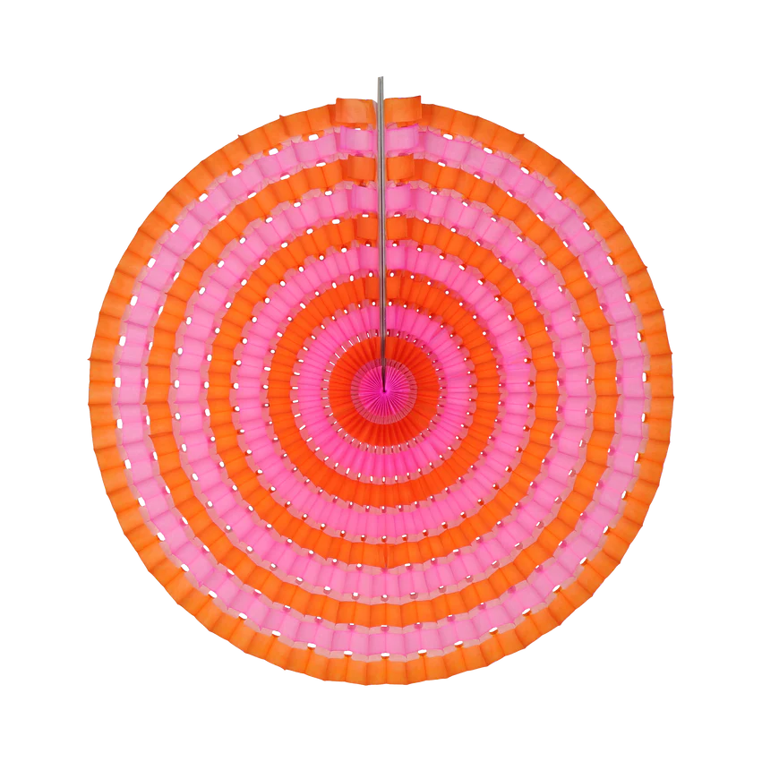 Striped fan 40cm Pink / Orange-Fun-Little Fish Co.