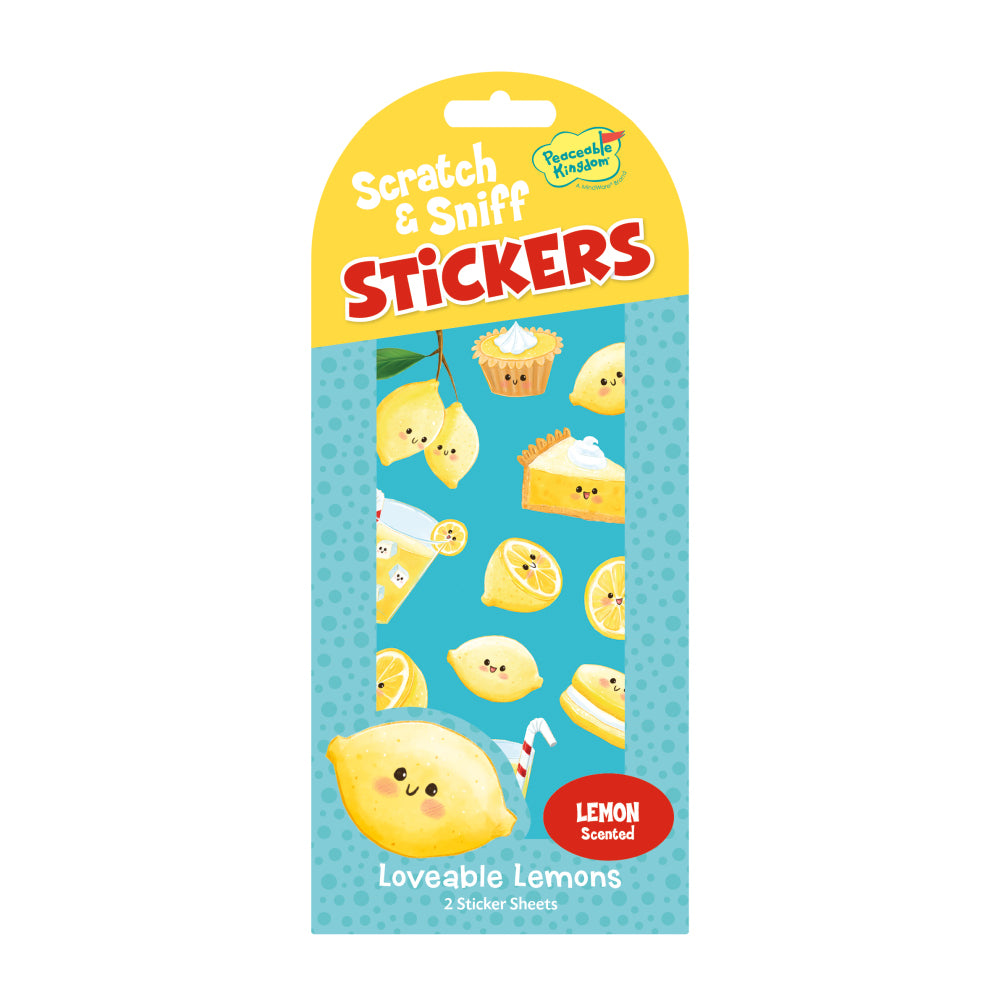 Scratch and Sniff Stickers - Lemon-Little Fish Co.