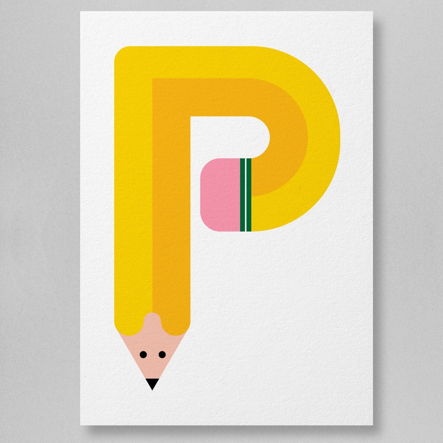 P is for Pencil-Art-Little Fish Co.