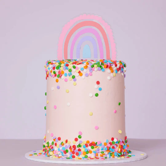 Rainbow cake topper-Top 30 Party-Little Fish Co.