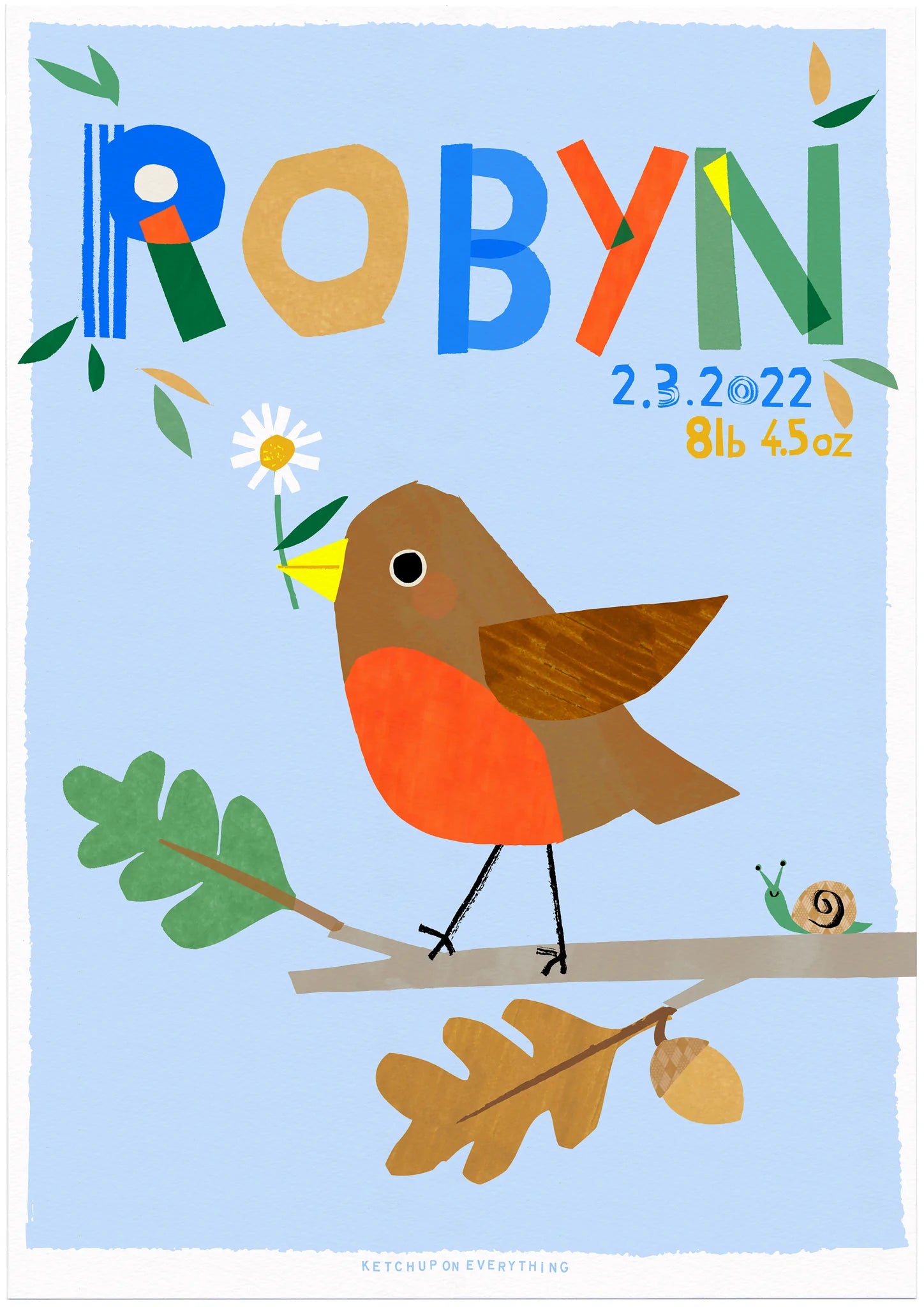 Personalised Robyn Print-Little Fish Co.