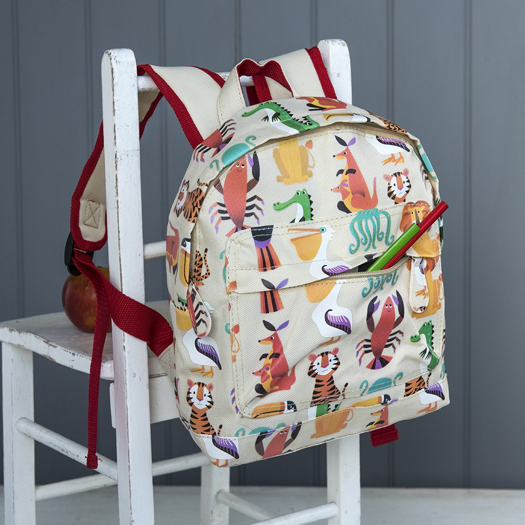 Rex Colourful creatures mini backpack-Little Fish Co.
