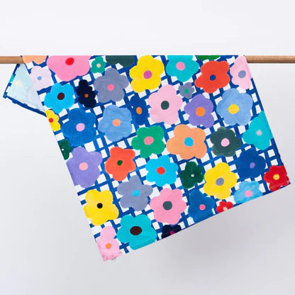 Flower Tea Towel-Fun-Little Fish Co.