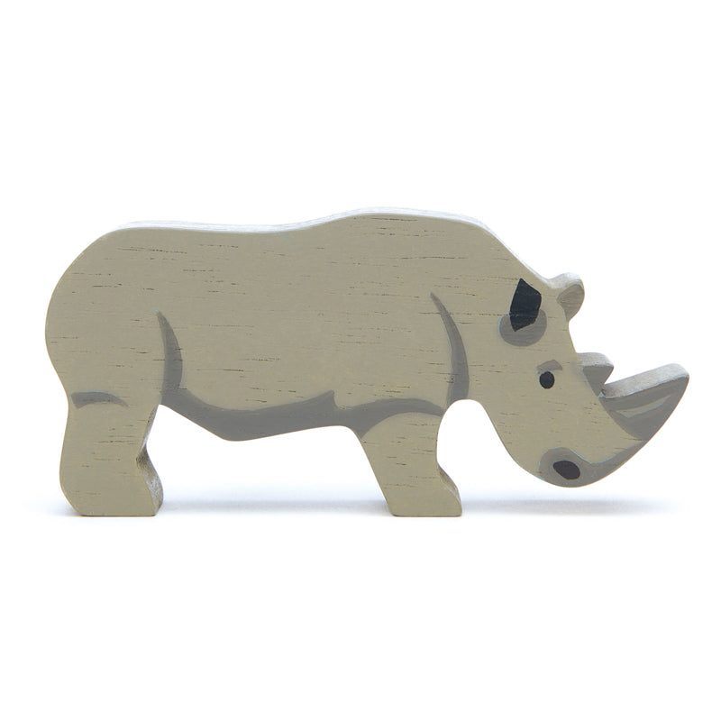 Rhino Wooden Animal-Little Fish Co.
