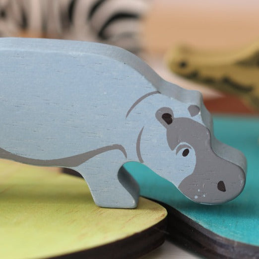 Hippo Wooden Animal-Little Fish Co.