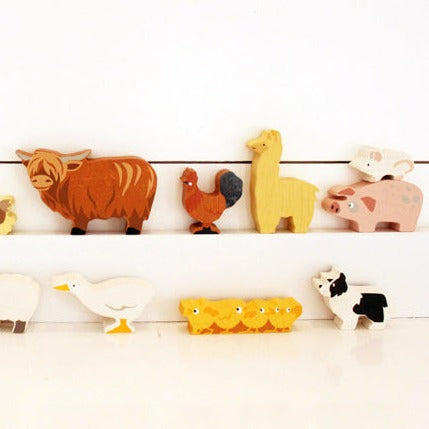 English Sheep dog Wooden Animal-Little Fish Co.