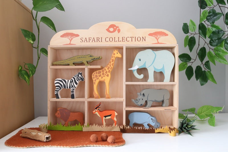 Safari Animal display shelf set-Little Fish Co.