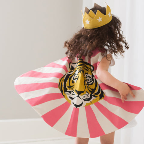 Pink Tiger Cape-TOYS + FUN-Little Fish Co.