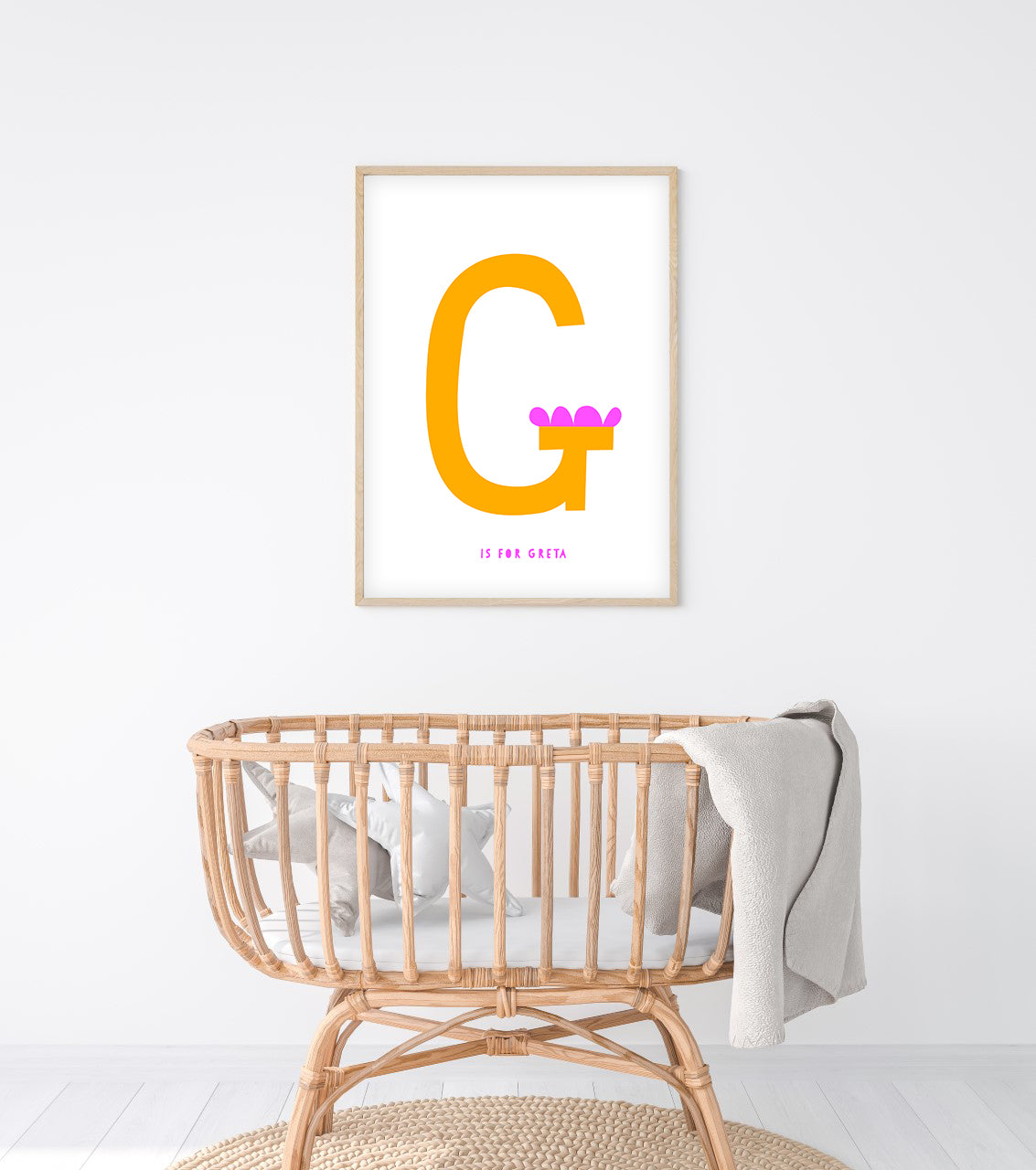 Sweet letter G print Gold-Little Fish Co.