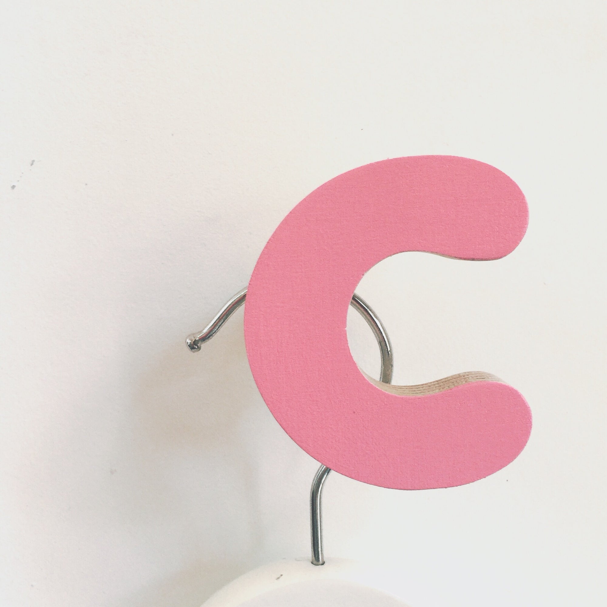 Letter C Wall Hook-Wall Hooks-Little Fish Co.