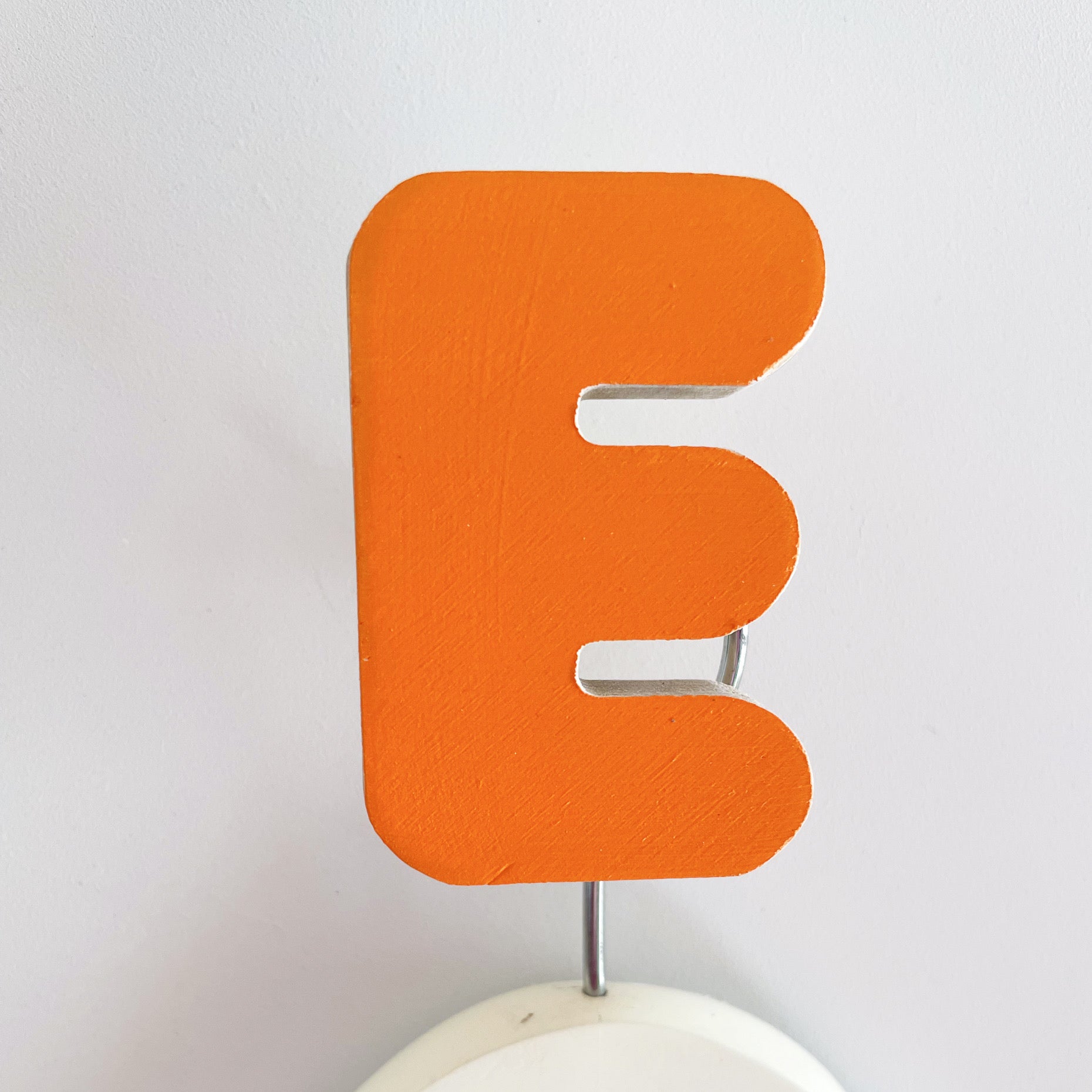 Letter E Wall Hook-Wall Hooks-Little Fish Co.