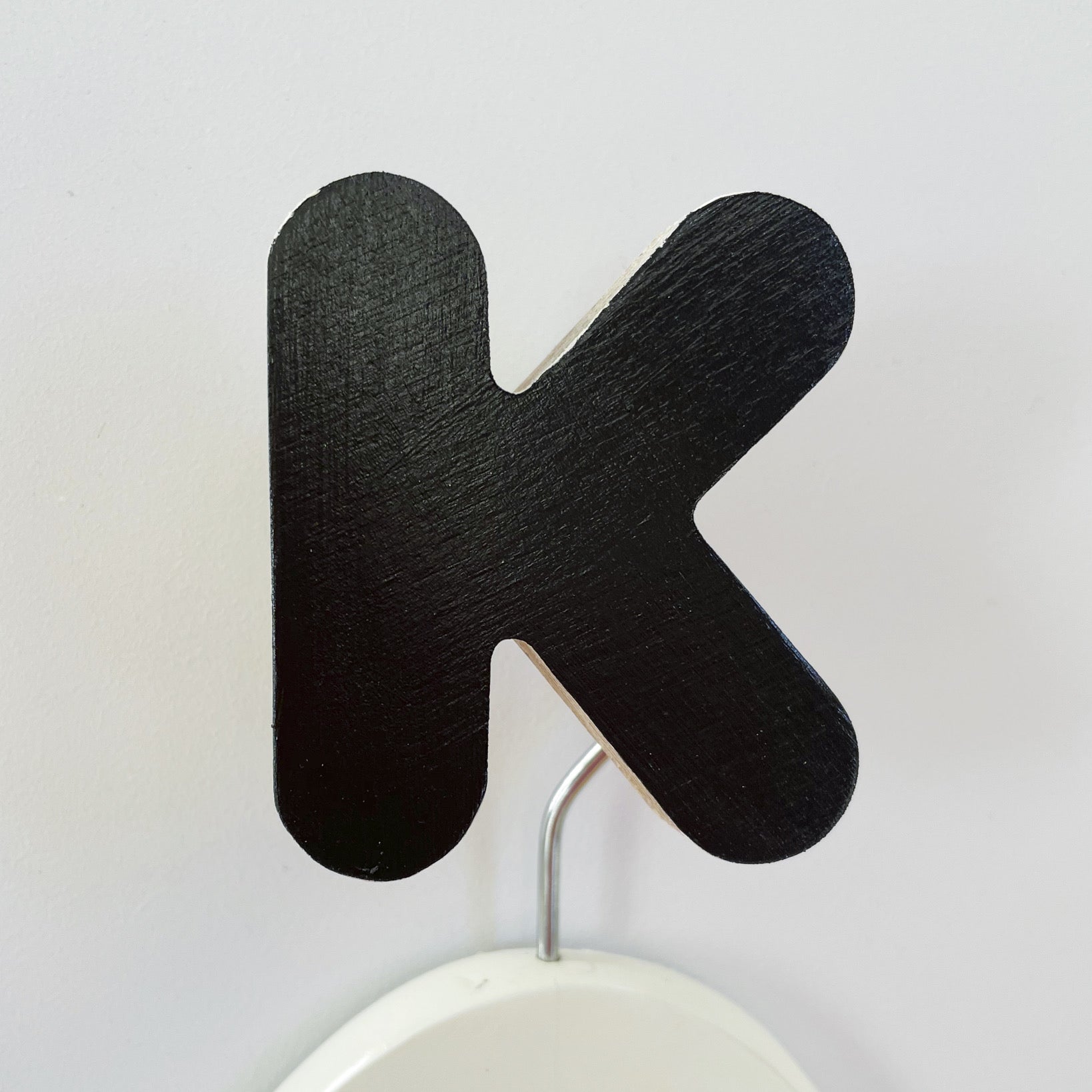 Letter K Wall Hook-Wall Hooks-Little Fish Co.