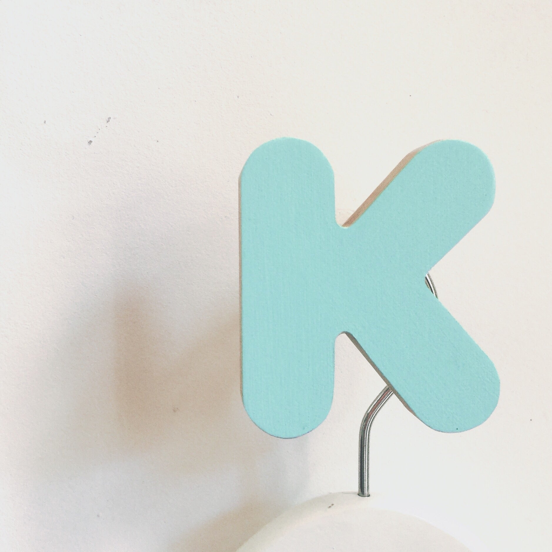 Letter K Wall Hook-Wall Hooks-Little Fish Co.