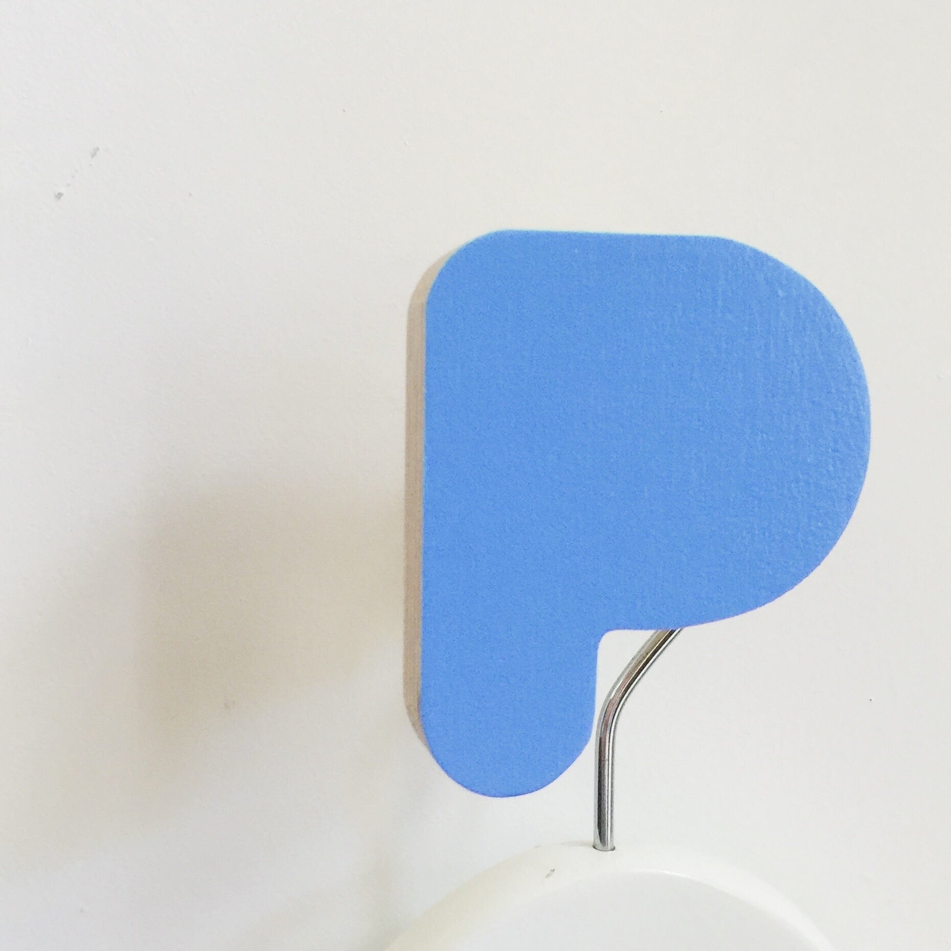 Letter P Wall Hook-Wall Hooks-Little Fish Co.