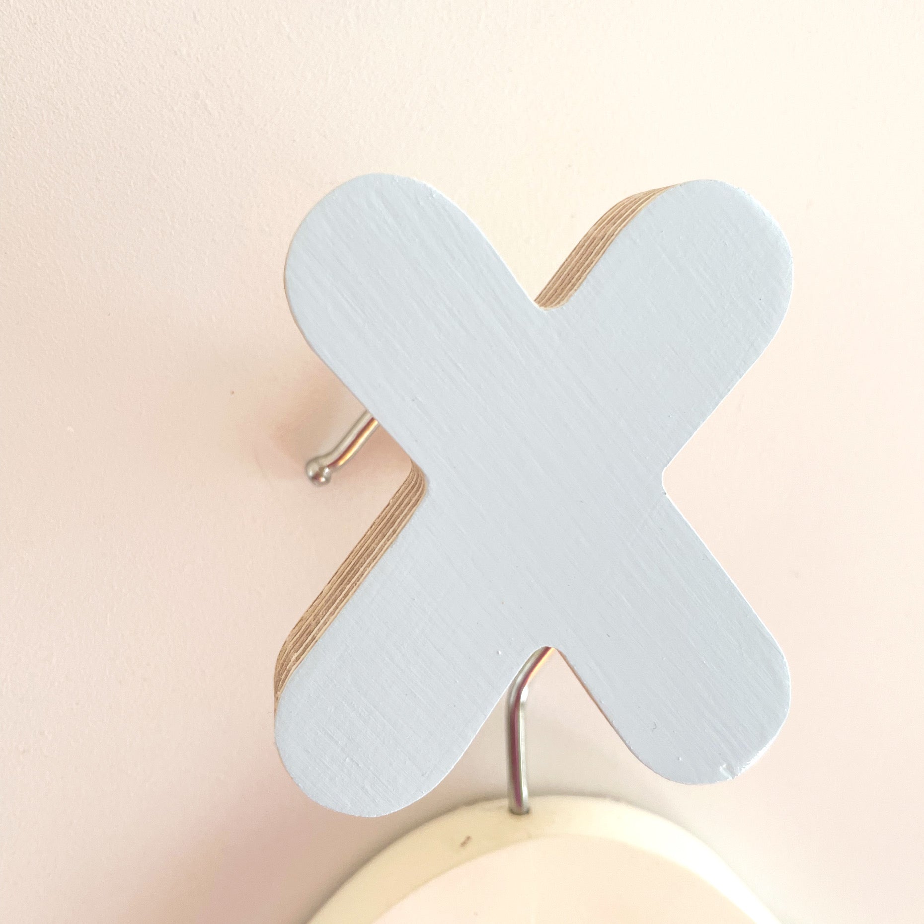 Letter X Wall Hook-Wall Hooks-Little Fish Co.