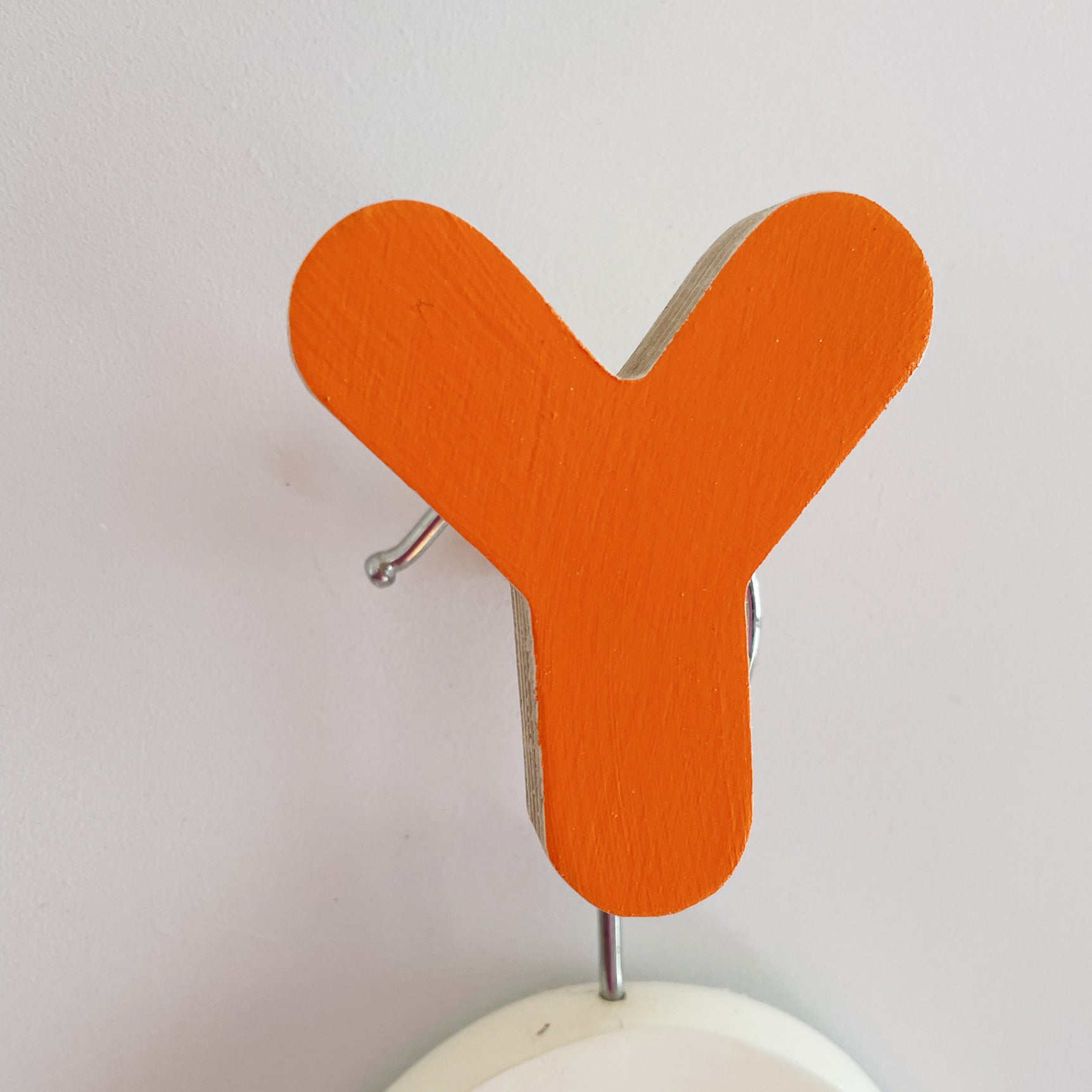 Letter Y Wall Hook-Wall Hooks-Little Fish Co.