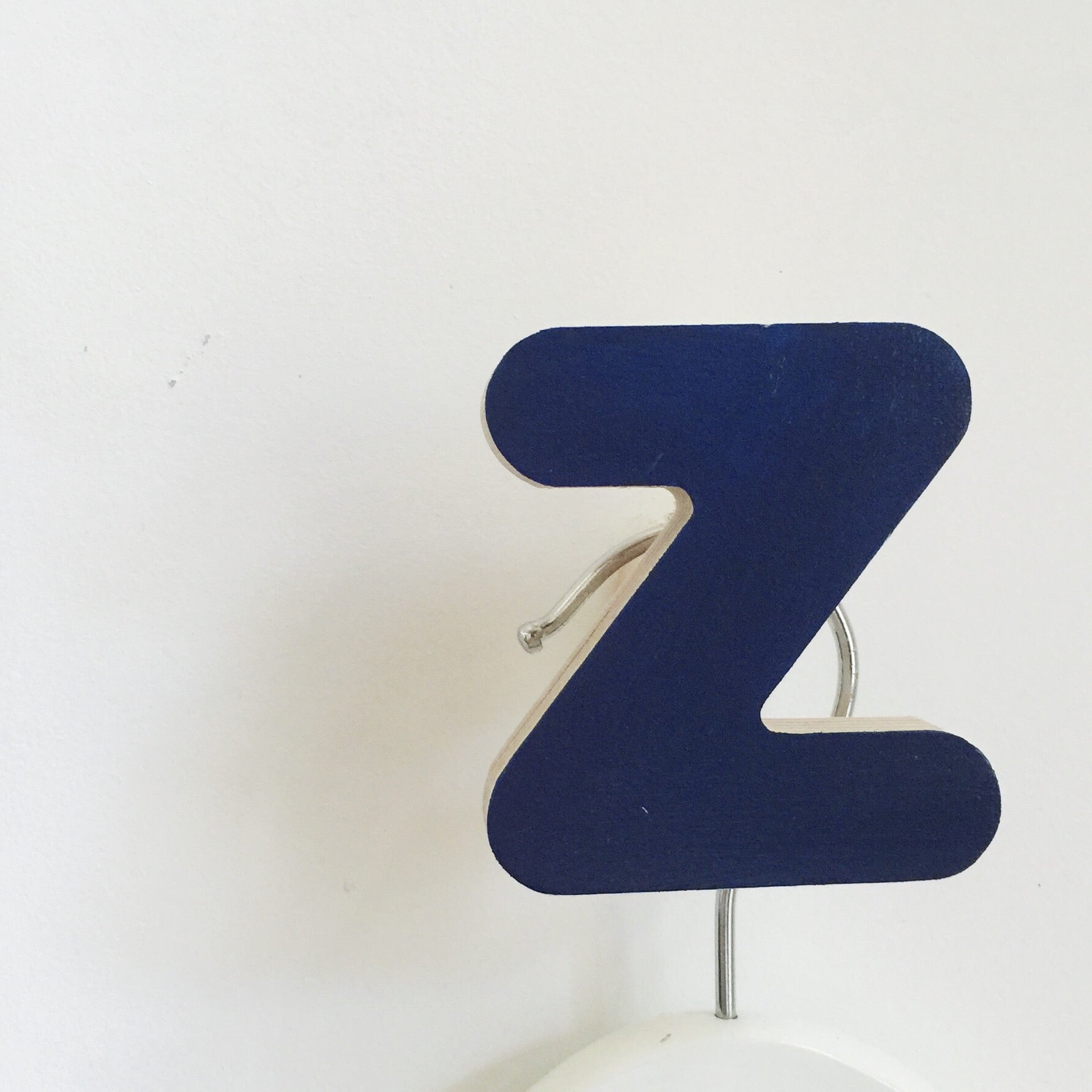 Letter Z Wall Hook-Wall Hooks-Little Fish Co.