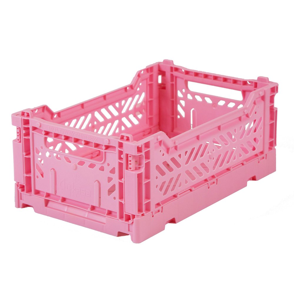 Ay -kasa Storage Crate Mini Baby Pink-Little Fish Co.