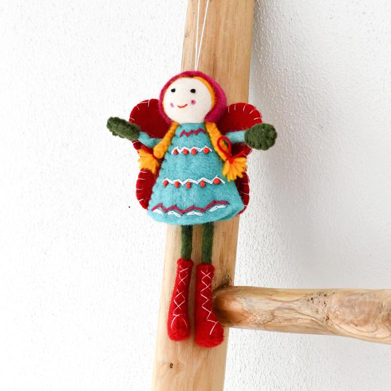Felt Christmas Fairy Blue Dress-Fun-Little Fish Co.