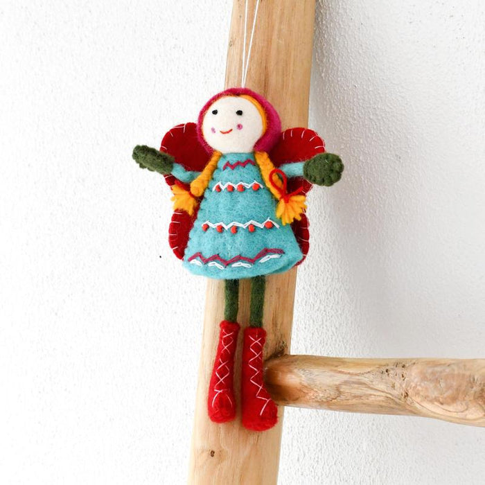 Felt Christmas Fairy Blue Dress-Fun-Little Fish Co.