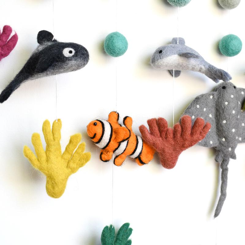Coral Reef Wall Hanging-Fun-Little Fish Co.