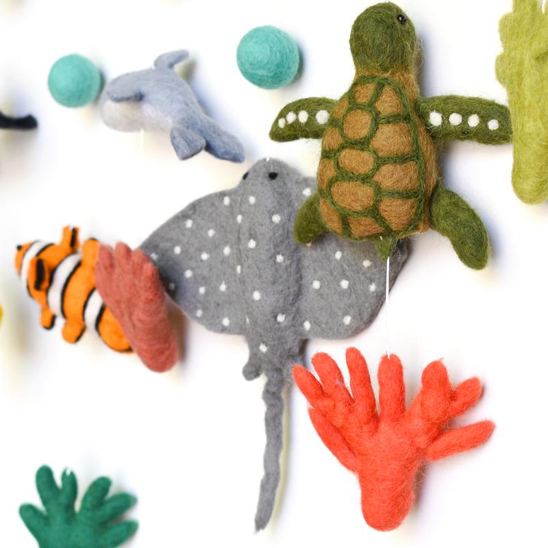 Coral Reef Wall Hanging-Fun-Little Fish Co.
