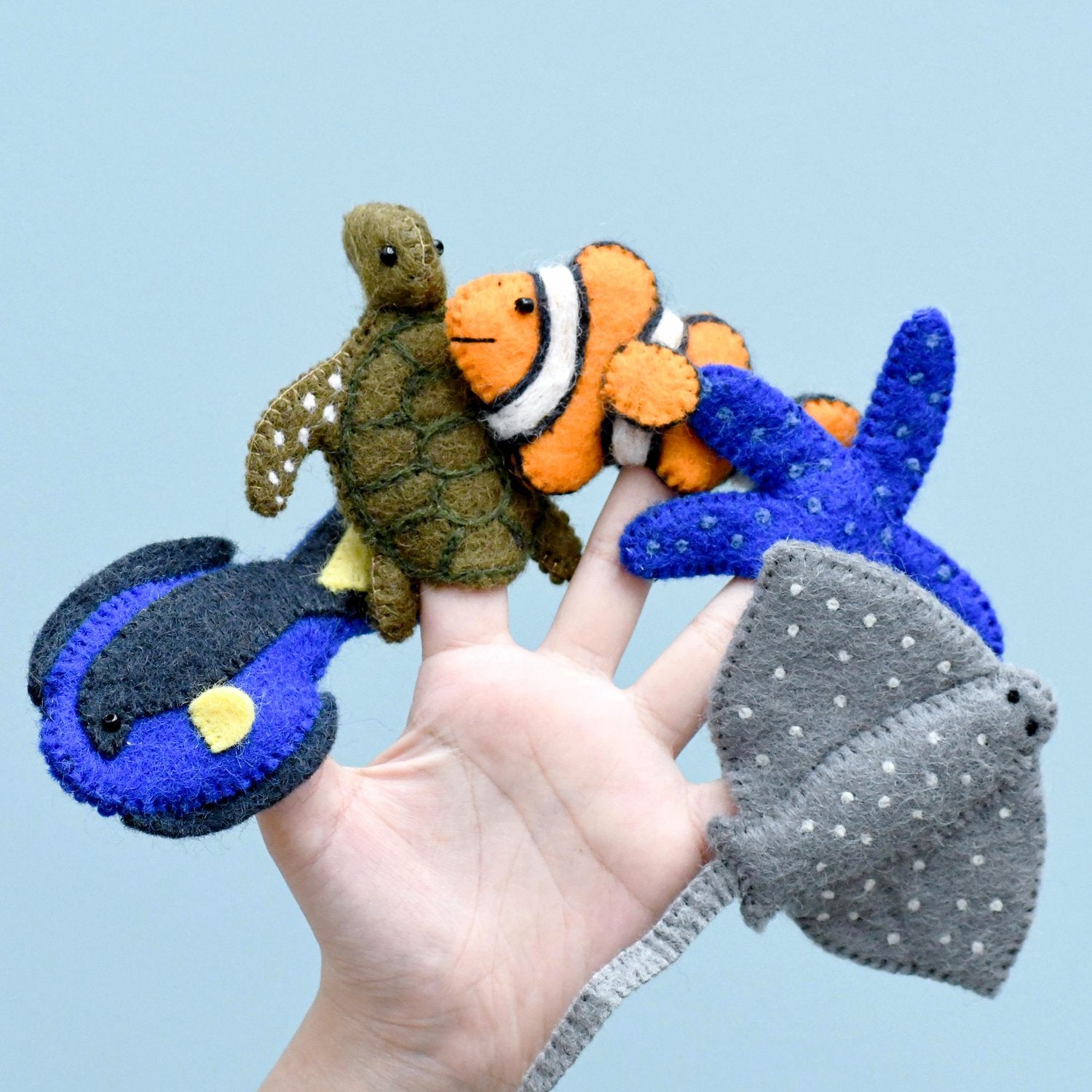 Australian Coral Reef Finger Puppet Set-Fun-Little Fish Co.