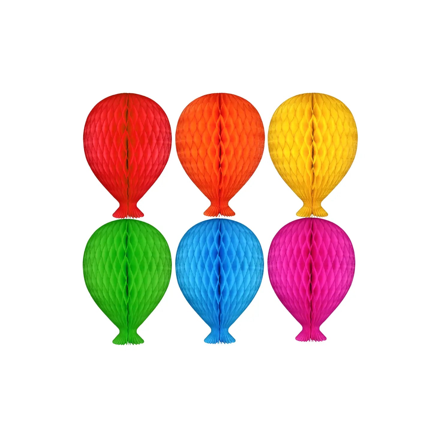 Honeycomb Balloon 15cm in Rainbow-Fun-Little Fish Co.