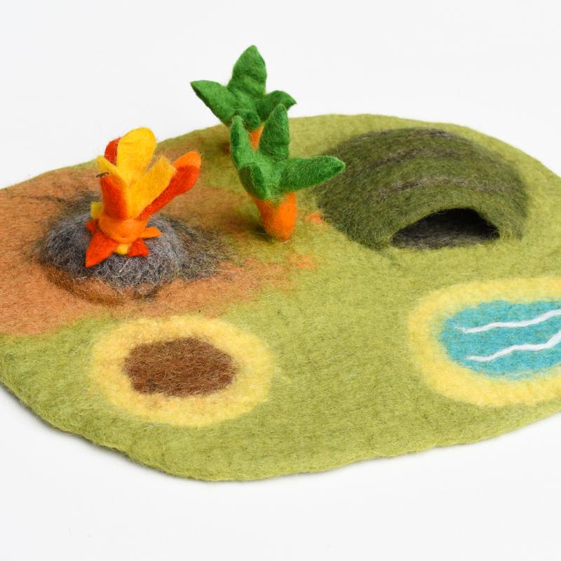 Felt Playscape - Prehistoric World-Fun-Little Fish Co.