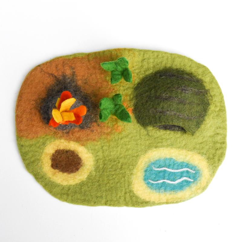 Felt Playscape - Prehistoric World-Fun-Little Fish Co.