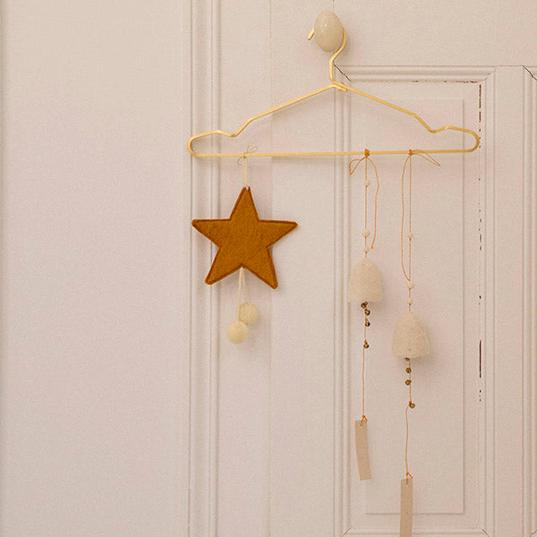 Muskhane Star with Pom Pom / Anise Rose Quartz-Fun-Little Fish Co.