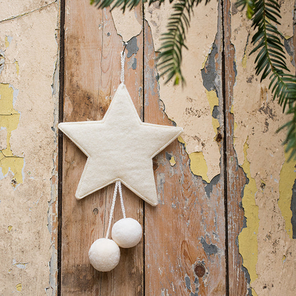 Muskhane Star with Pom Pom - Natural-Fun-Little Fish Co.