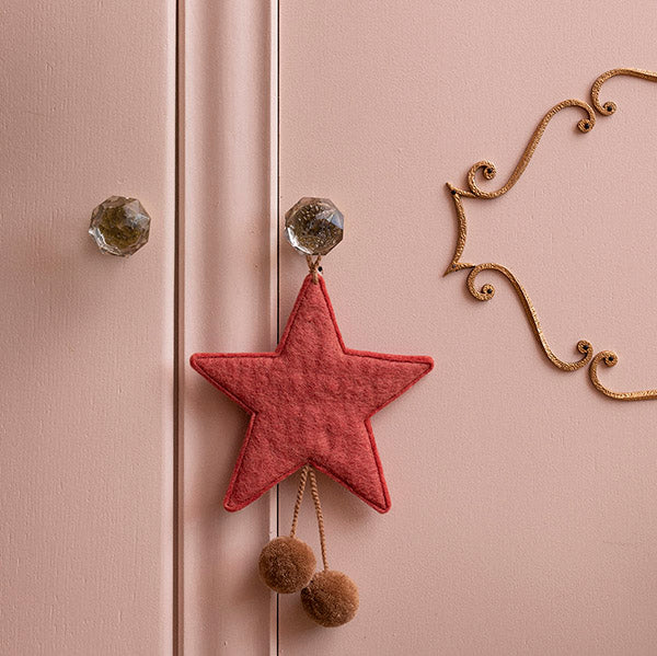 Muskhane Star with Pom Pom / Anise Rose Quartz-Fun-Little Fish Co.