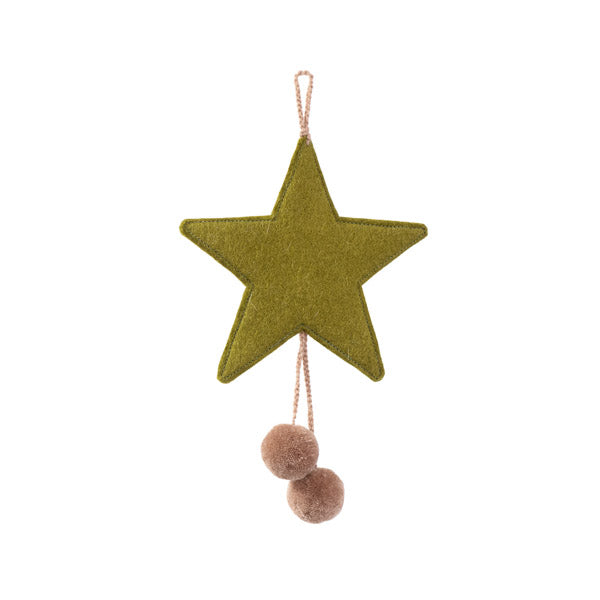 Muskhane Star with Pom Pom / Anise Rose Quartz-Fun-Little Fish Co.