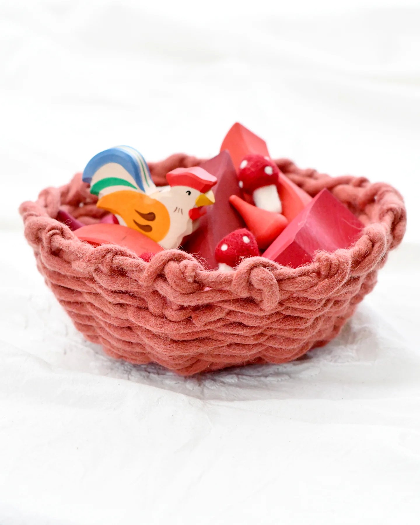 Felt weave basket - Sienna-Fun-Little Fish Co.