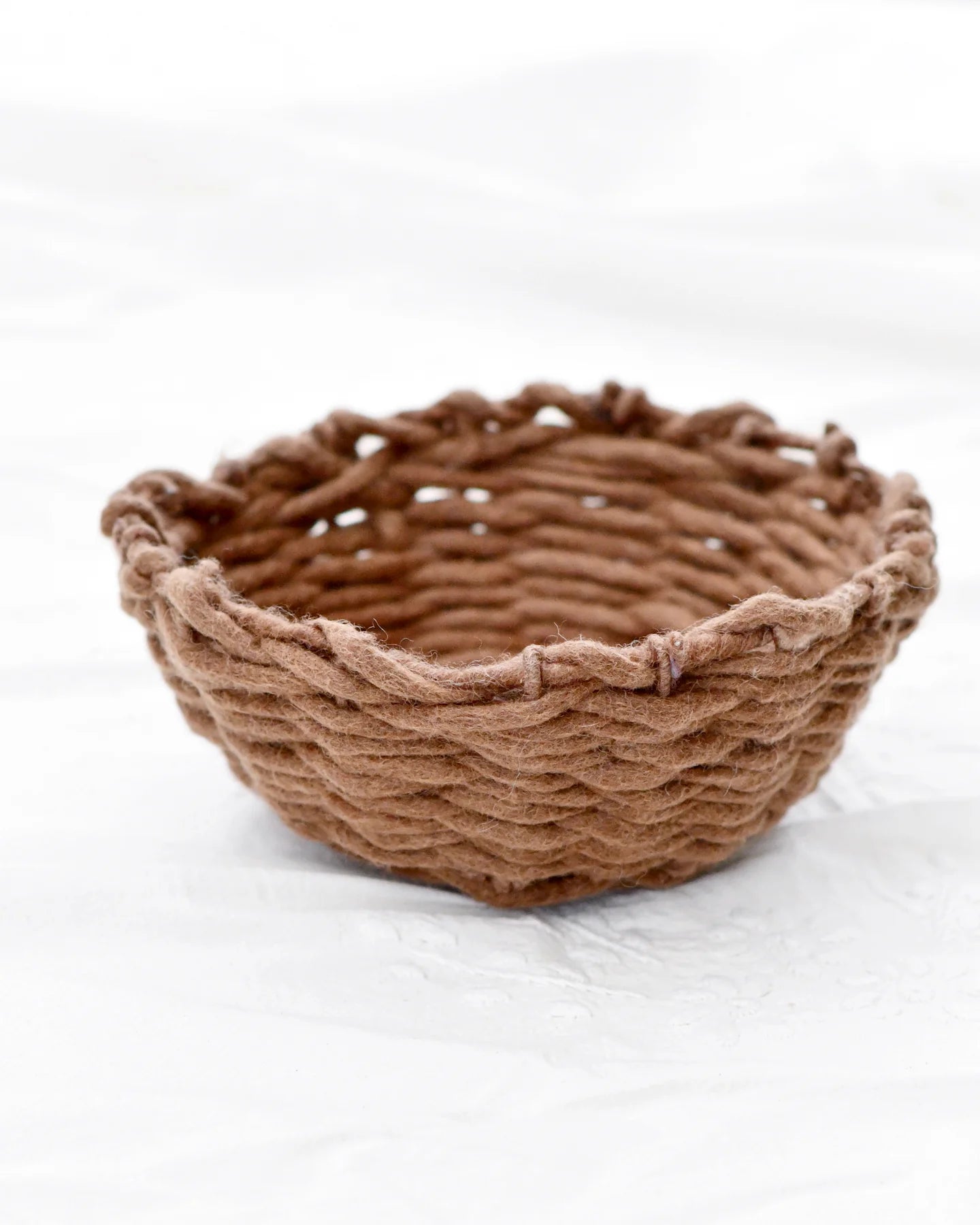 Felt weave basket - Chocolate-Fun-Little Fish Co.