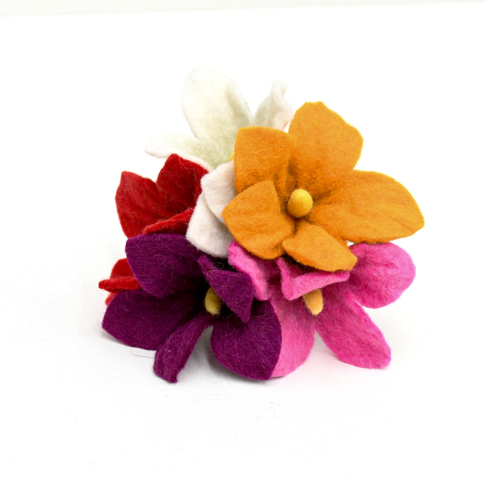 Felt Flowers Set of 5 B-Fun-Little Fish Co.