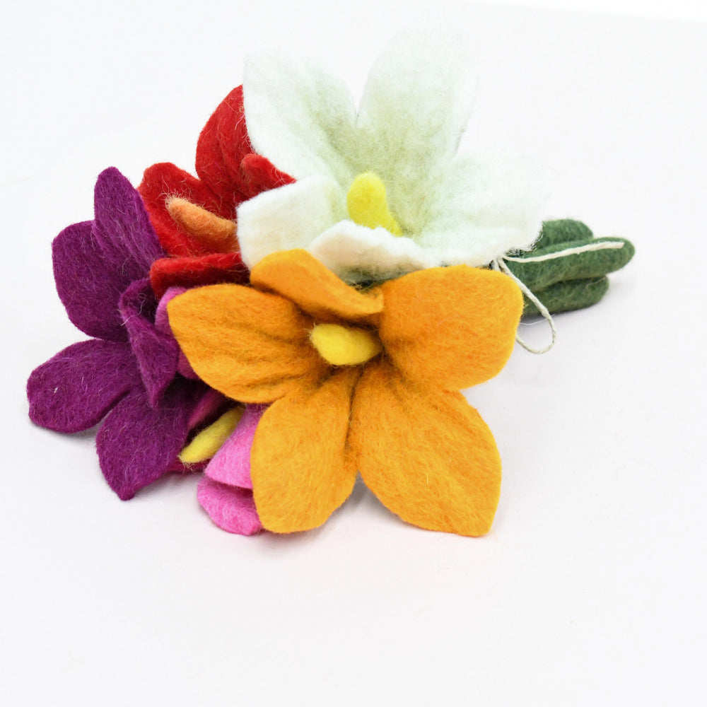 Felt Flowers Set of 5 B-Fun-Little Fish Co.